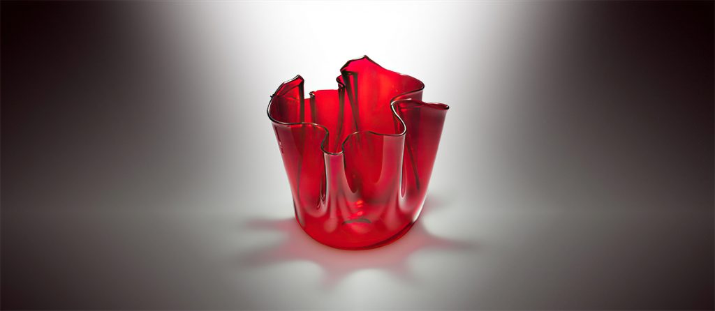 Vase „Fazzoletto“ (Taschentuchvase), Entwurf Fulvio Bianconi und Paolo Venini