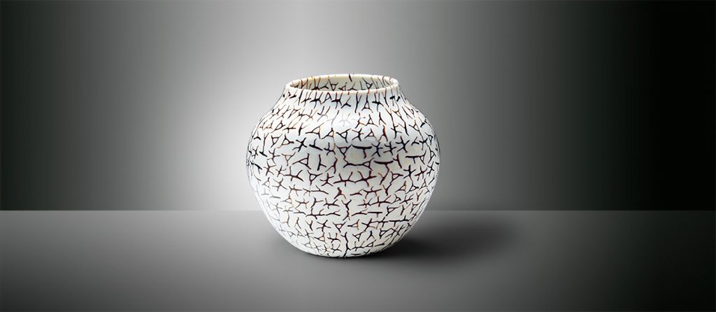 Vase „Coccio“, Entwurf von Allesandro Diaz de Santillana